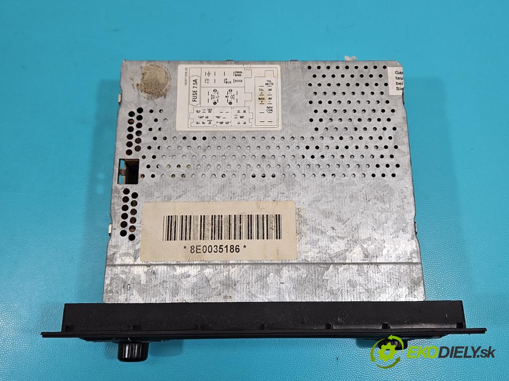 Audi A4 B7 2004-2008 1.8 T 20V 163 HP manual 120 kW 1781 cm3 5- Radio originál 8E0035186