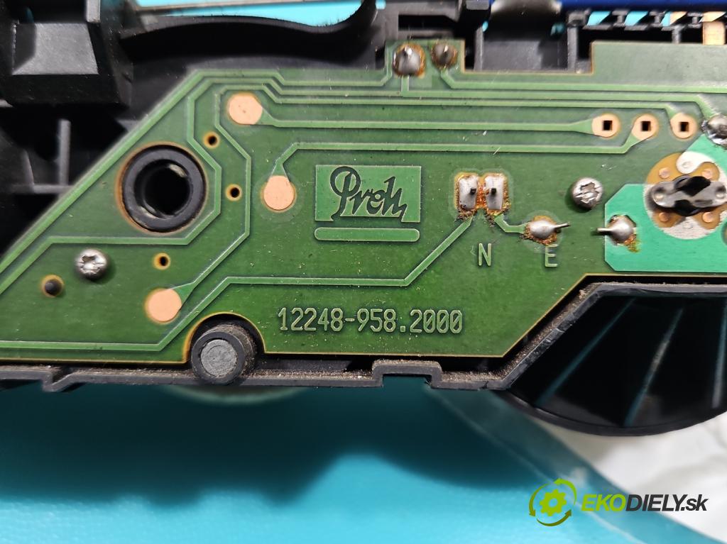 Vw LT II 1996-2006 2.5 TDI 109 hp manual 80 kW 2461 cm3 5- palubní deska panel topení F650578D