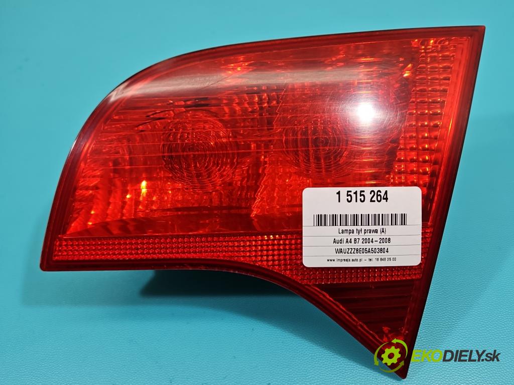 Audi A4 B7 2004-2008 1.8 T 20V 163 hp manual 120 kW 1781 cm3 5- světlo zadní pravé 8E9945094 (Klika dveří ostatní)