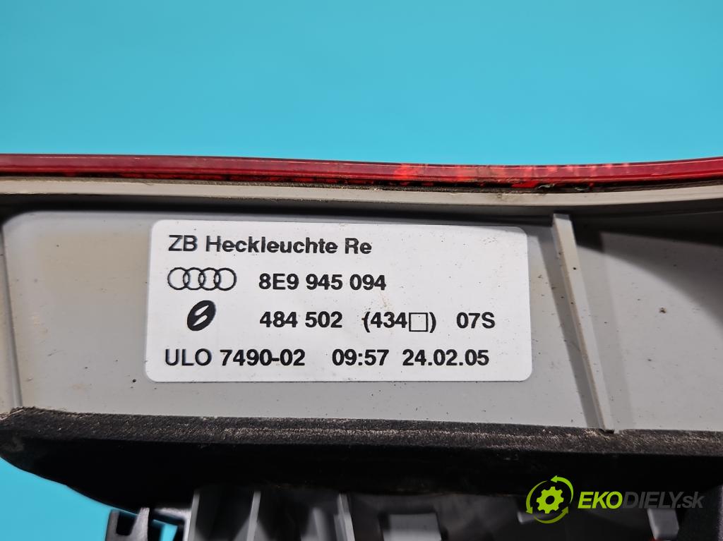 Audi A4 B7 2004-2008 1.8 T 20V 163 hp manual 120 kW 1781 cm3 5- světlo zadní pravé 8E9945094 (Klika dveří ostatní)
