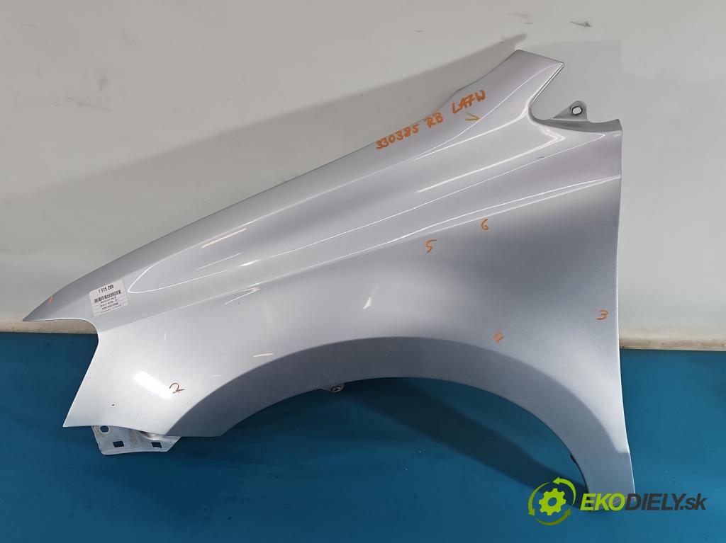 Vw Polo V 6R 2009-2017 1.2b 60 HP manual 44 kW 1198 cm3 5- blatník predné ľavý  (Blatník predný ľavý)