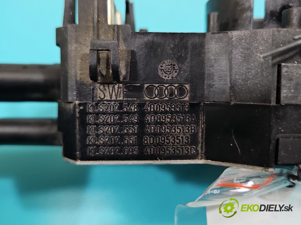 Audi A4 B5 1994-2001 1.8 20V 125 HP manual 92 kW 1781 cm3 4- prepínač komplex: 4D0953513 (Prepínacie páčky pod volantom)