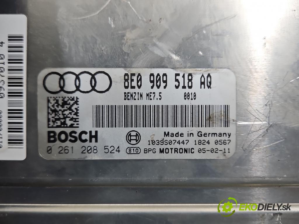 Audi A4 B7 2004-2008 1.8 T 20V 163 HP manual 120 kW 1781 cm3 5- riadiaca jednotka motora 8E0909518AQ