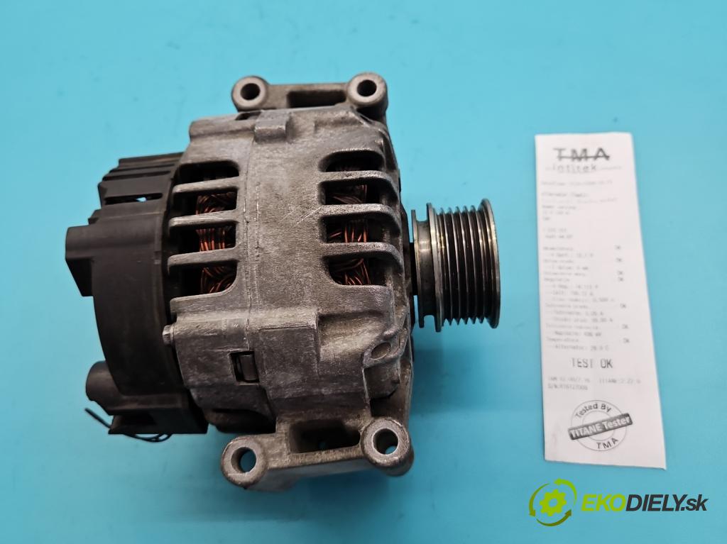 Audi A4 B7 2004-2008 1.8 T 20V 163 HP manual 120 kW 1781 cm3 5- Alternator 06B903016AE (Alternátor)