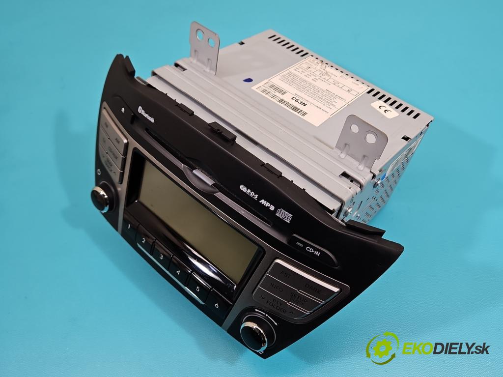 Hyundai Ix35 2.0 crdi 4wd 136 HP manual 100 kW 1995 cm3 5- Radio originál 96160-2Y230TAN