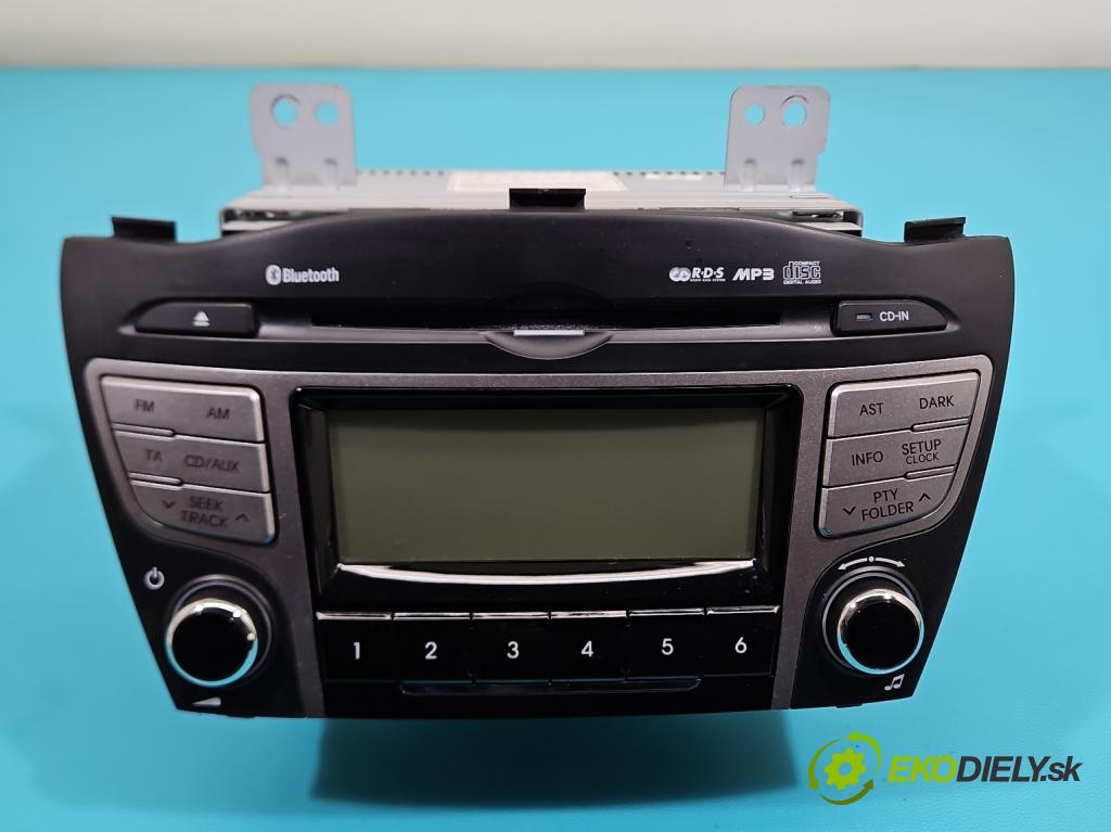 Hyundai Ix35 2.0 crdi 4wd 136 HP manual 100 kW 1995 cm3 5- Radio originál 96160-2Y230TAN