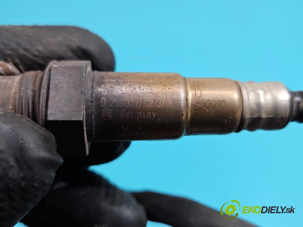 Audi A4 B7 2004-2008 1.8 T 20V 163 hp manual 120 kW 1781 cm3 5- Sonda lambda 0258007090/091 (Lambda sonda)