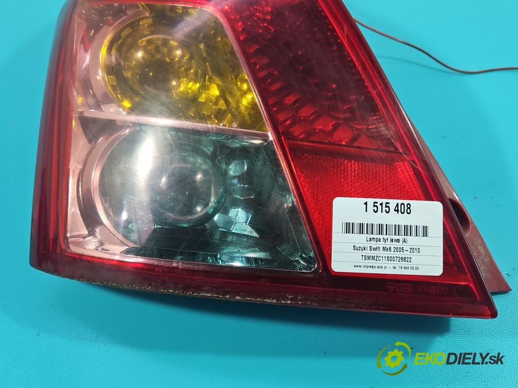 Suzuki Swift Mk6 2005-2010 1.3 16V 92 hp manual 68 kW 1328 cm3 5- světlo zadní levé  (Klika dveří ostatní)