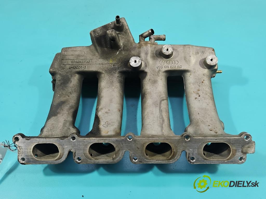 Audi A4 B7 2004-2008 1.8 T 20V 163 hp manual 120 kW 1781 cm3 5- potrubí sací 06B133223AC (Sací potrubí)