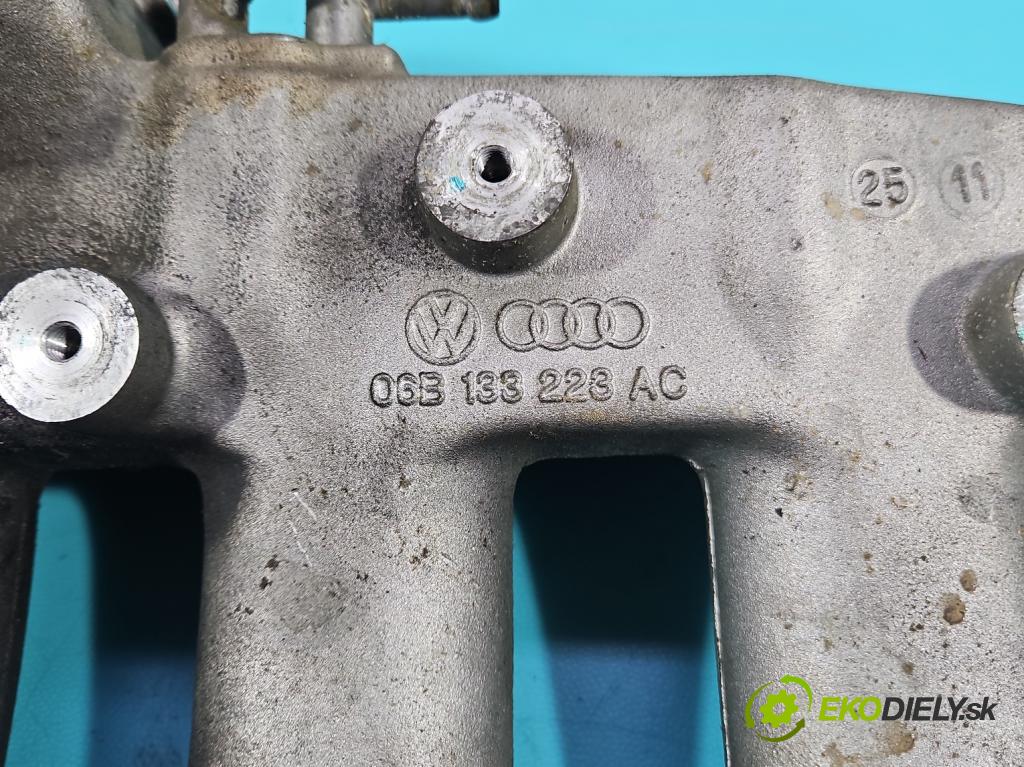 Audi A4 B7 2004-2008 1.8 T 20V 163 hp manual 120 kW 1781 cm3 5- potrubí sací 06B133223AC (Sací potrubí)