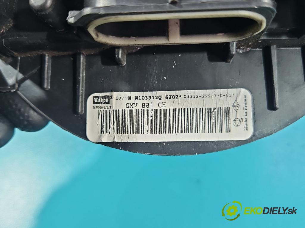 Renault Clio III 2005-2012 1.6 16V 111KM automatic 82 kW 1598 cm3 5- ventilátor vzduchu