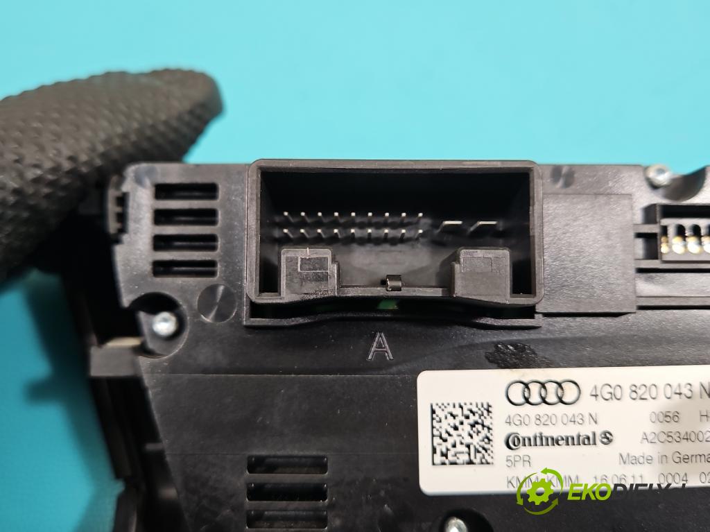 Audi A6 C7 2011-2018 3.0 tfsi: quattro 310HP automatic 228 kW 2995 cm3 4- panel kúrenia 4G0820043N