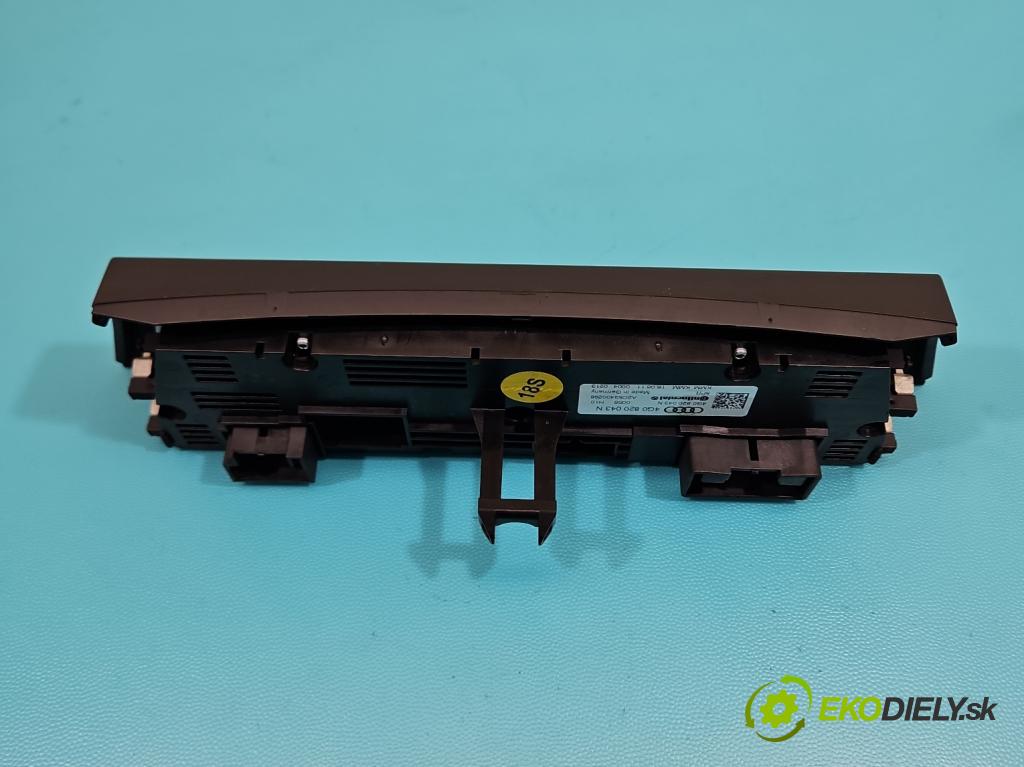 Audi A6 C7 2011-2018 3.0 tfsi: quattro 310HP automatic 228 kW 2995 cm3 4- panel kúrenia 4G0820043N