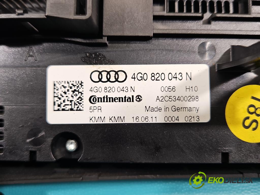 Audi A6 C7 2011-2018 3.0 tfsi: quattro 310HP automatic 228 kW 2995 cm3 4- panel kúrenia 4G0820043N