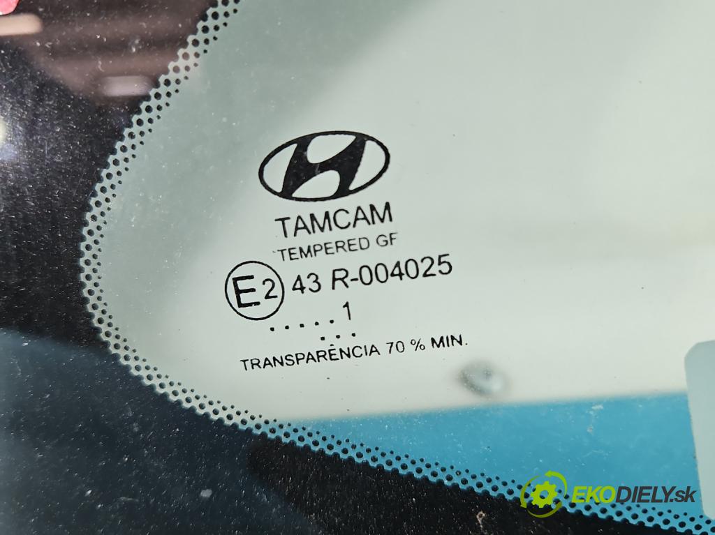 Hyundai i20 III 2020- 1.2 16V 84KM manual 61.8 kW 1197 cm3 5- sklo zadní pravé