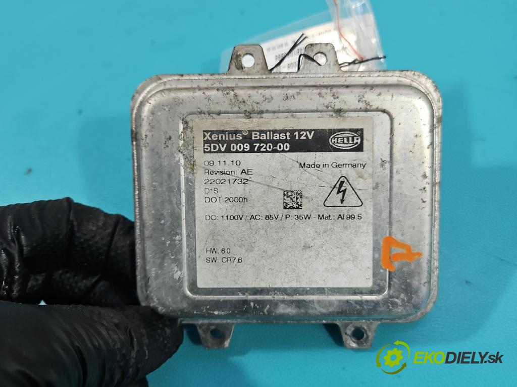 Opel Insignia A 2008-2017 2.0 cdti 160 hp manual 118 kW 1956 cm3 5- měnič xenon 5DV009720-00 (Řídící jednotka xenonu)