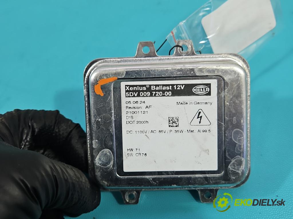 Opel Insignia A 2008-2017 2.0 cdti 160 HP manual 118 kW 1956 cm3 5- střídač: xenon 5DV009720-00 (Riadiaca jednotka xenónu)