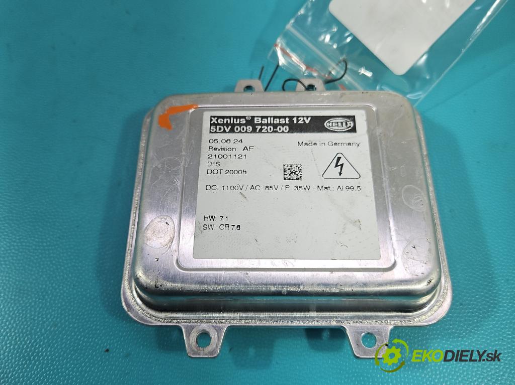 Opel Insignia A 2008-2017 2.0 cdti 160 HP manual 118 kW 1956 cm3 5- střídač: xenon 5DV009720-00 (Riadiaca jednotka xenónu)