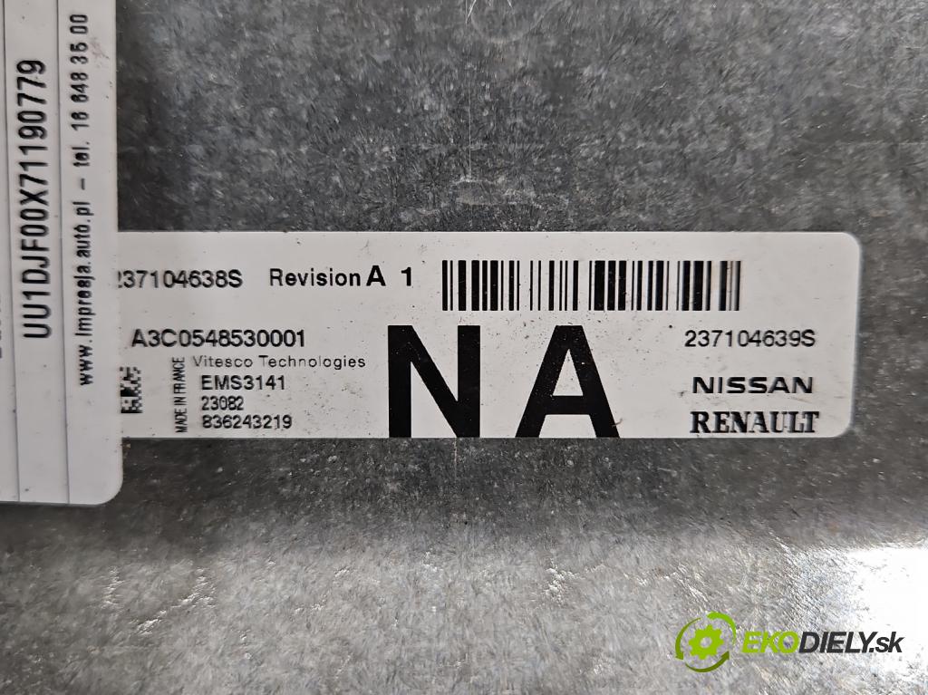 Dacia Sandero III 2020- 1.0 SCe: 91 KM manual 67 kW 999 cm3 5- riadiaca jednotka motora 237104638S
