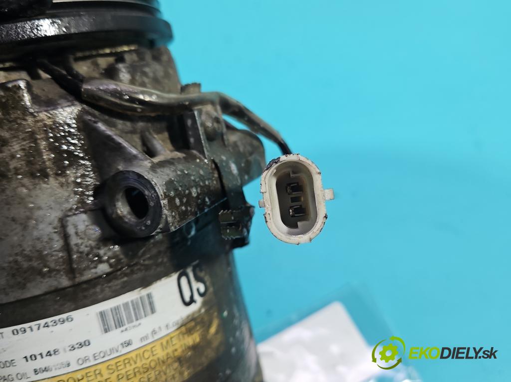 Opel Astra II 1998-2009 1.6 16v 101 hp manual 74 kW 1598 cm3 5- Kompresor: klíma 09174396 (Kompresor klimatizace)