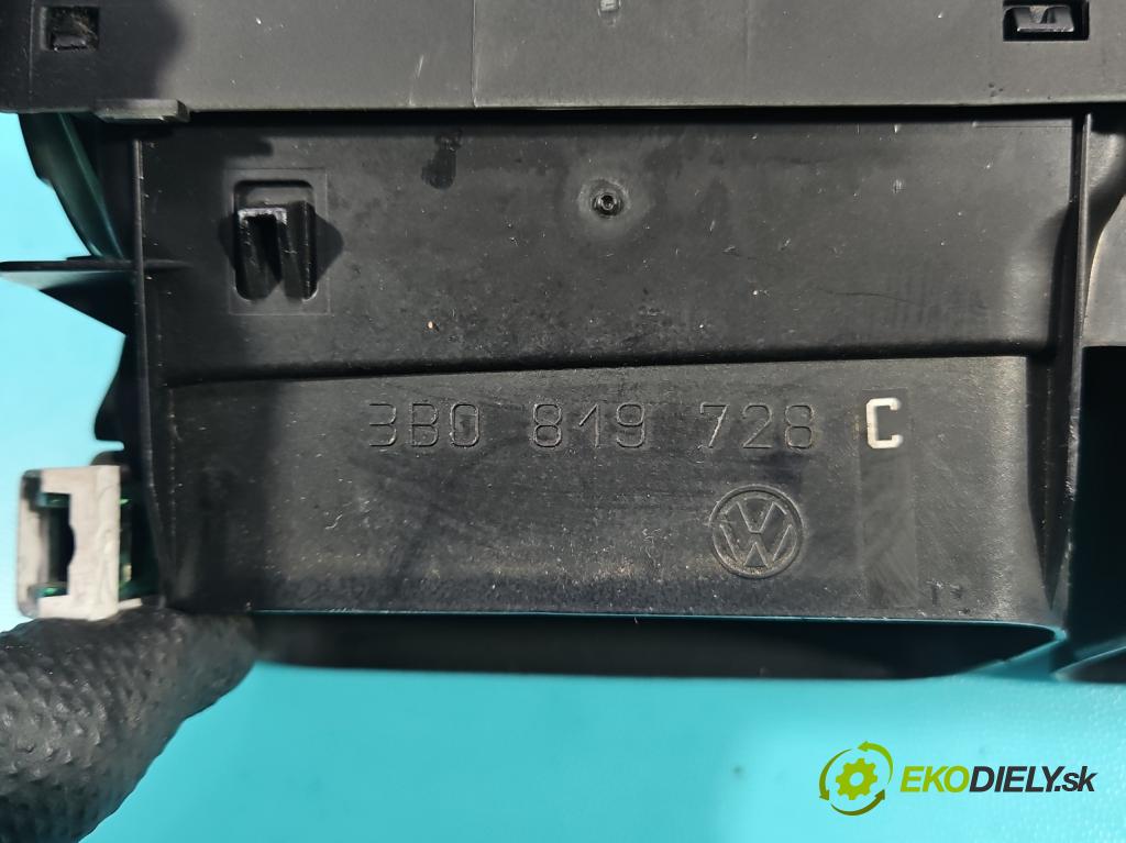 Vw Passat B5 1995-2005 1.9 tdi 110 HP manual 81 kW 1896 cm3 5- Mřížka: kúrenia stredová 3B0819728C (Mriežka kúrenia (fukár))