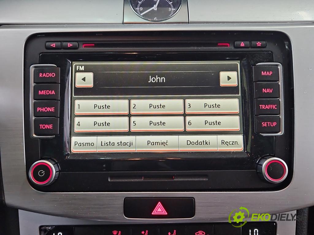 Vw Passat B7 2010-2014 2.0 tdi 170 HP automatic 125 kW 1968 cm3 5- Radio originál 1T0035680H