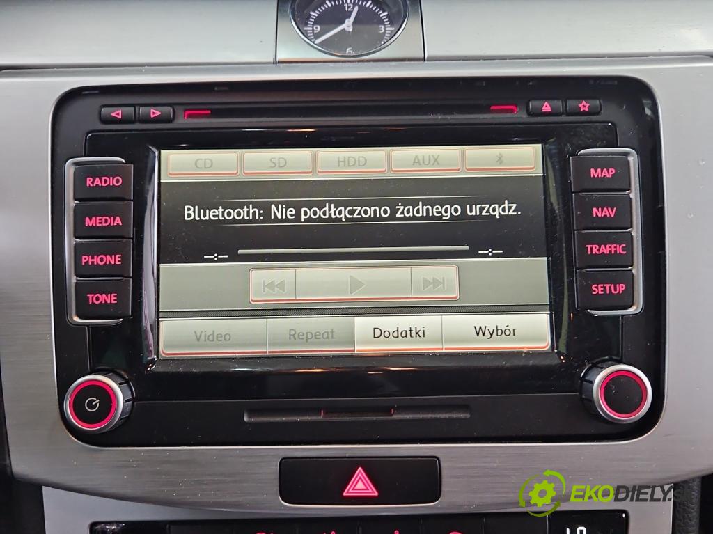 Vw Passat B7 2010-2014 2.0 tdi 170 HP automatic 125 kW 1968 cm3 5- Radio originál 1T0035680H