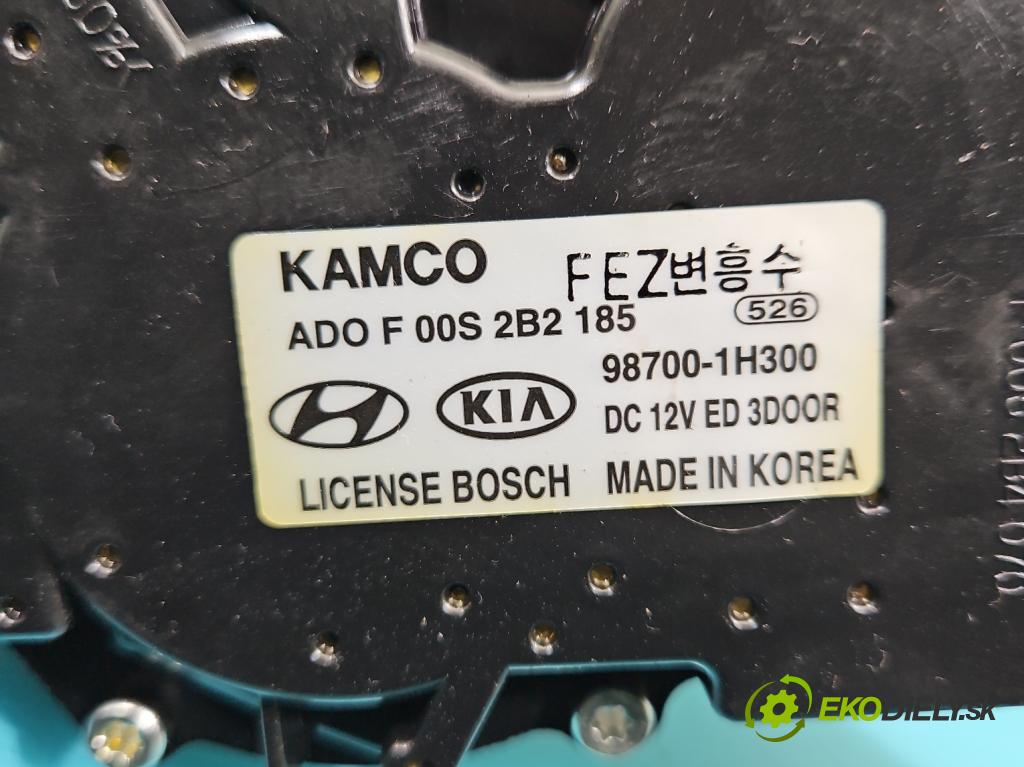 Hyundai Ix35 2.0 crdi 4wd 136 HP manual 100 kW 1995 cm3 5- motor stieračov zadné 98700-1H300