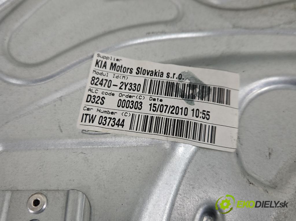 Hyundai Ix35 2.0 crdi 4wd 136hp manual 100 kW 1995 cm3 5- mechanismus stahování přední levý 82470-2Y330