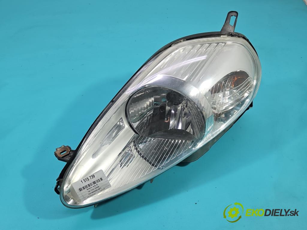 Fiat Punto Grande 1.2 8v 65 HP manual 48 kW 1242 cm3 3- Reflektor: ľavý  (Kľučka dverí ostatné)