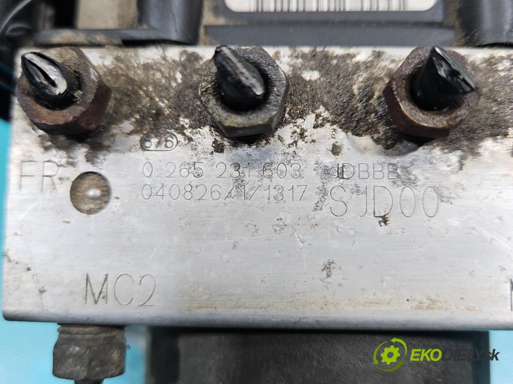 Honda Fr-v 1.7 16V 125 HP manual 92 kW 1668 cm3 5- čerpadlo abs 0265231603 (Pumpa ABS)