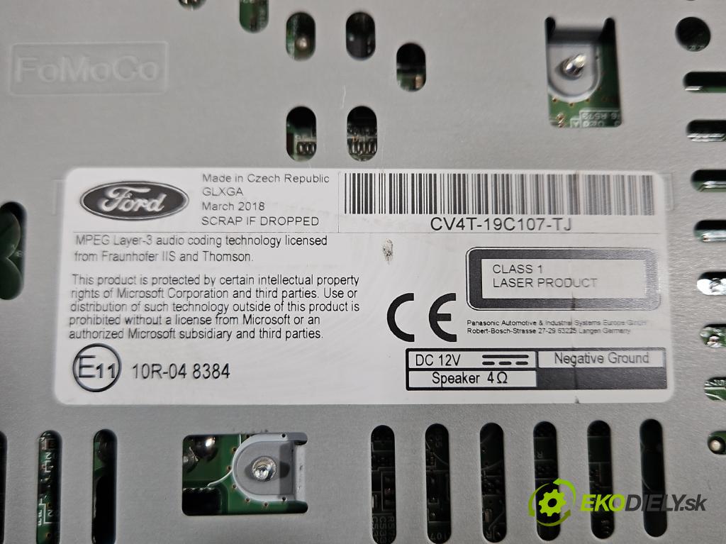 Ford Kuga Mk2 2013-2019 1.5 120 HP manual 88.3 kW 1498 cm3 5- Radio originál CV4T-19C107-TJ