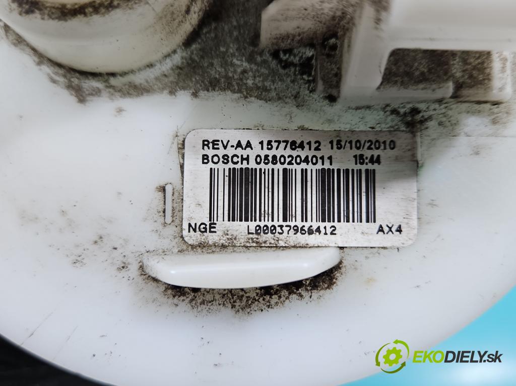 Opel Insignia A 2008-2017 2.0 cdti 160 HP manual 118 kW 1956 cm3 5- snímač úroveň: palivo 0580204011 (Snímač)