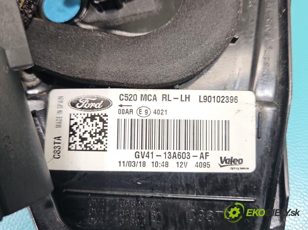 Ford Kuga Mk2 2013-2019 1.5 120 hp manual 88.3 kW 1498 cm3 5- světlo zadní levé GV41-13A603-AF (Klika dveří ostatní)
