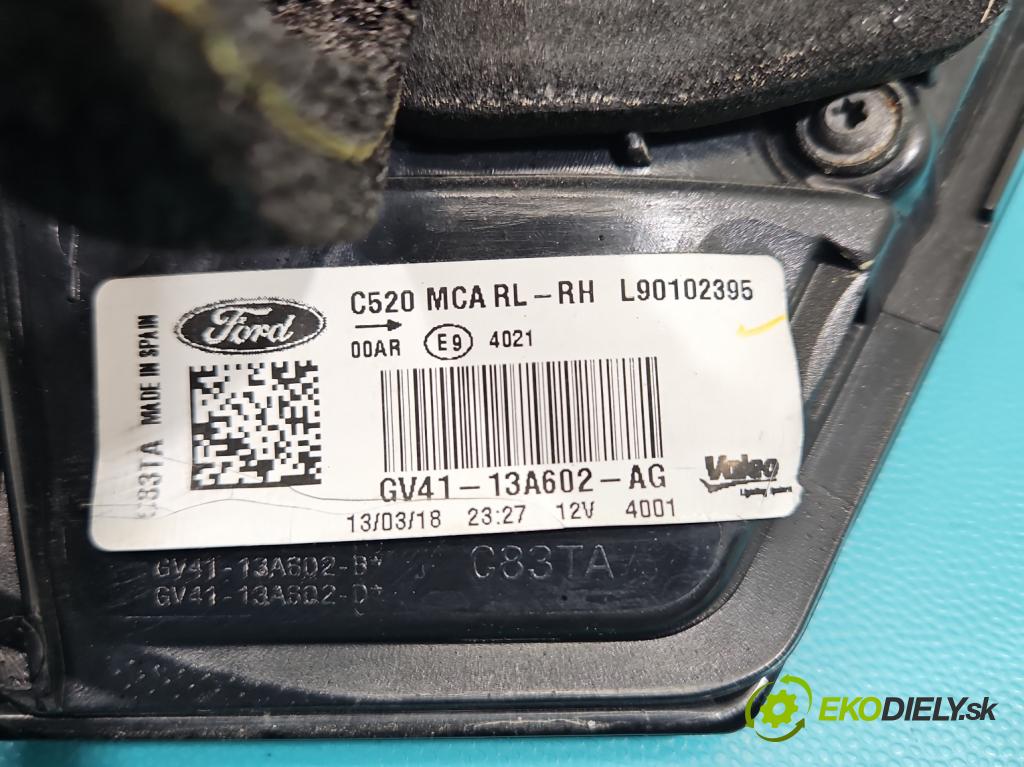 Ford Kuga Mk2 2013-2019 1.5 120 hp manual 88.3 kW 1498 cm3 5- světlo zadní pravé GV41-13A602-AG (Klika dveří ostatní)