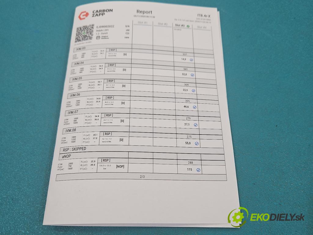 Ford Mondeo Mk3 2000-2007 2.0 tdci 131 HP manual 96 kW 1998 cm3 5- vstrek EJDR00202Z (Vstrekovač paliva)