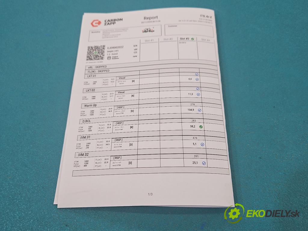 Ford Mondeo Mk3 2000-2007 2.0 tdci 131 HP manual 96 kW 1998 cm3 5- vstrek EJDR00202Z (Vstrekovač paliva)
