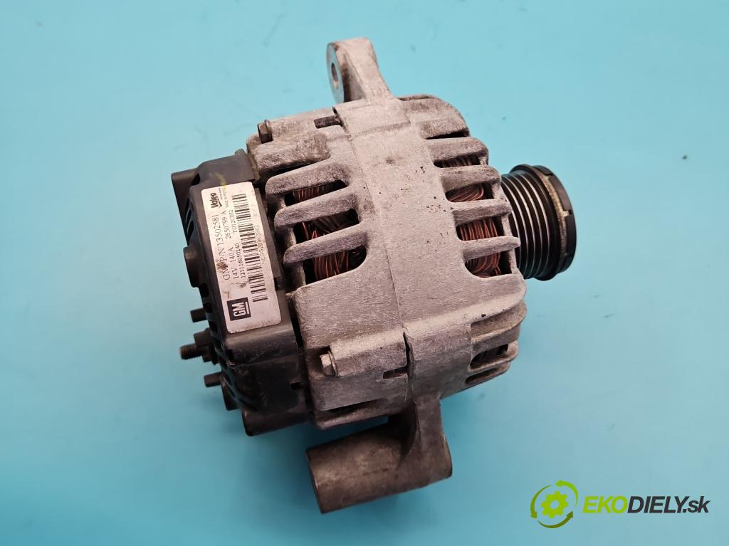 Opel Insignia A 2008-2017 2.0 cdti 160 HP manual 118 kW 1956 cm3 5- Alternator 13502581 (Alternátor)