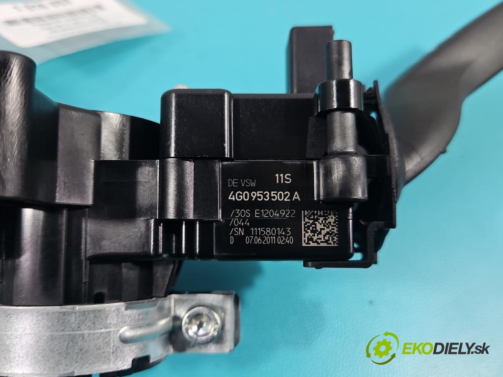 Audi A6 C7 2011-2018 3.0 tfsi: quattro 310 hp automatic 228 kW 2995 cm3 4- Přepínač sdružený 4G0953502A (Páčky pod volantem)