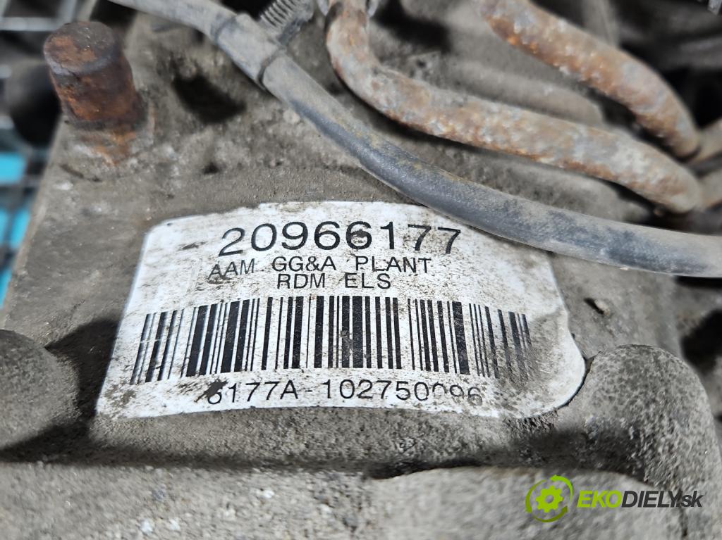 Opel Insignia A 2008-2017 2.0 cdti 160 HP manual 118 kW 1956 cm3 5- Most: zadní: 20966177