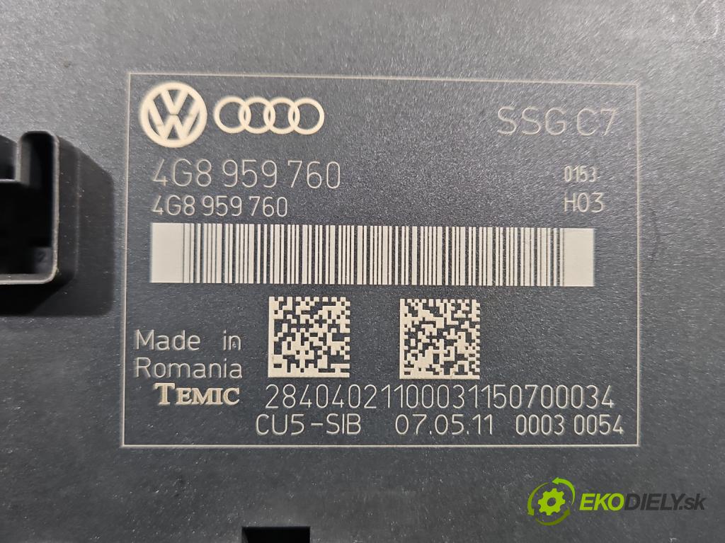 Audi A6 C7 2011-2018 3.0 tfsi: quattro 310HP automatic 228 kW 2995 cm3 4- riadiaca jednotka ostatné 4G8959760