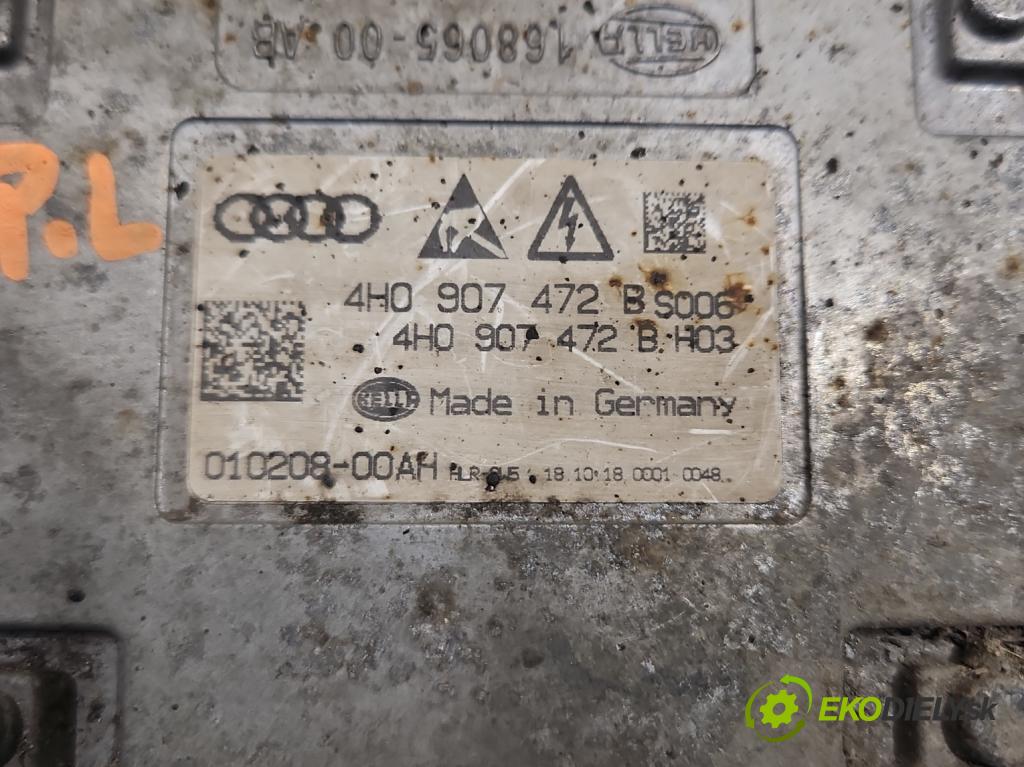 Audi A6 C7 2011-2018 3.0 tfsi: quattro 310HP automatic 228 kW 2995 cm3 4- střídač: xenon 4H0907472B (Riadiaca jednotka xenónu)