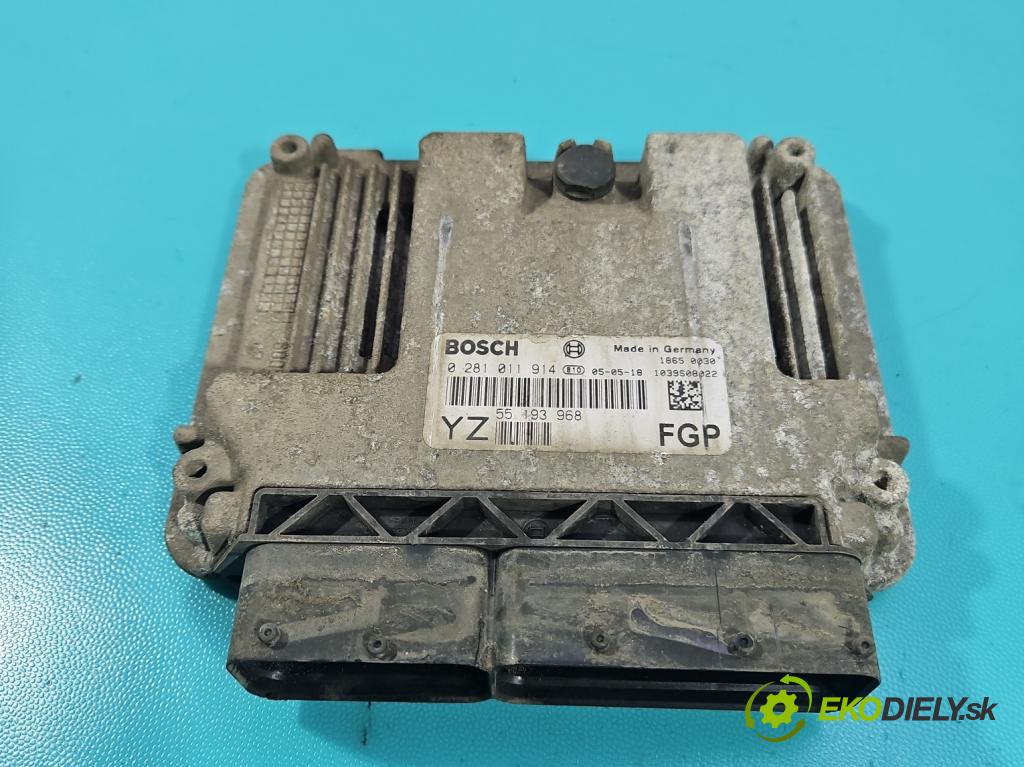 Opel Vectra C 2002-2008 1.9 cdti 120 HP manual 88 kW 1910 cm3 5- riadiaca jednotka motora 0281011914