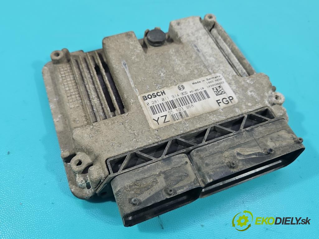Opel Vectra C 2002-2008 1.9 cdti 120 HP manual 88 kW 1910 cm3 5- riadiaca jednotka motora 0281011914