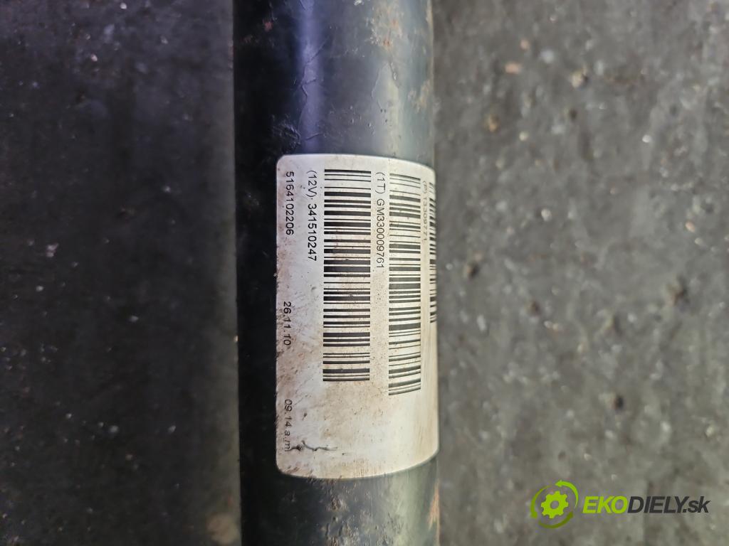 Opel Insignia A 2008-2017 2.0 cdti 160 HP manual 118 kW 1956 cm3 5- Hřídel: zadné 13309771 (Kardaňový hriadeľ)