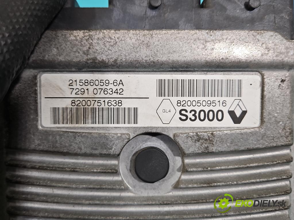 Renault Megane II 2003-2008 1.6 16v 111KM manual 82 kW 1598 cm3 4- riadiaca jednotka motora 8200509516