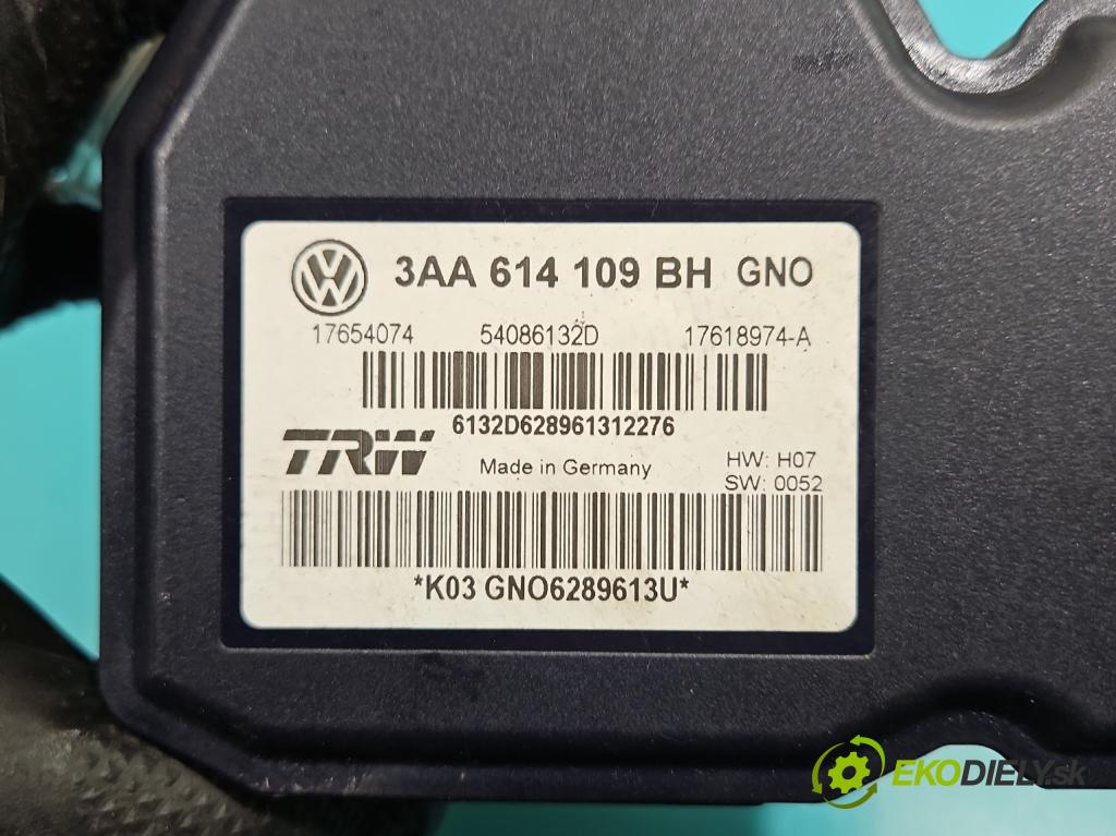Vw Passat B7 2010-2014 2.0 tdi 170 HP automatic 125 kW 1968 cm3 5- čerpadlo abs 3AA614109BH (Pumpa ABS)