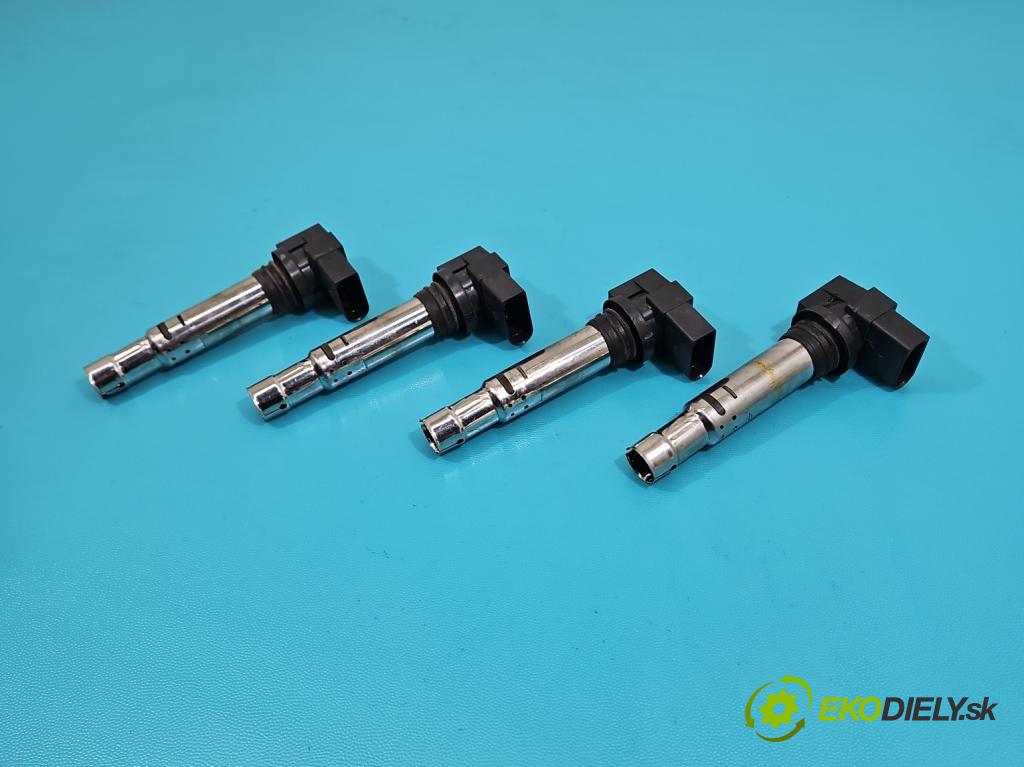 Vw Polo V 6R 2009-2017 1.4 16V 86 HP manual 63 kW 1390 cm3 5- cievka zapaľovacia 036905715G (Zapaľovacia cievka)