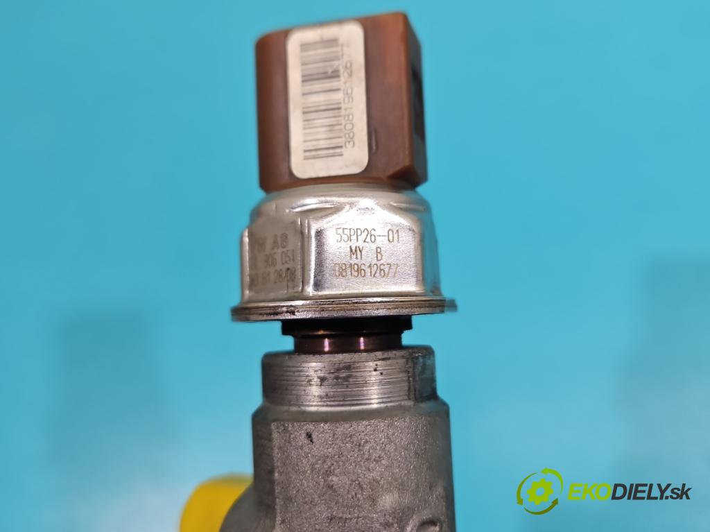 Vw Passat CC 2008-2016 2.0 TDI 140 HP manual 103 kW 1999 cm3 4- lišta vstrekovacia 03L906051 (Vstrekovacia lišta)