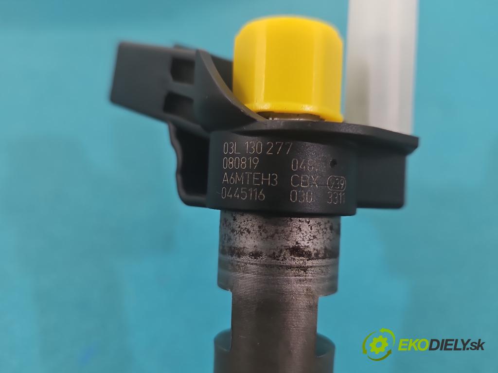 Vw Passat CC 2008-2016 2.0 TDI 140 hp manual 103 kW 1999 cm3 4- vstřikovač 0445116030 (Vstřikovač paliva)